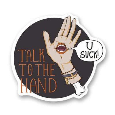 Стикер "Talk to the hand!"