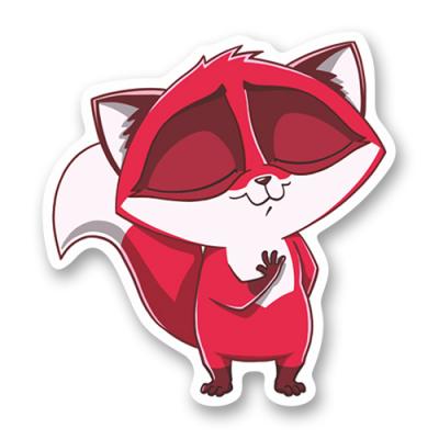 Стикер "Crimson Fox - regards"