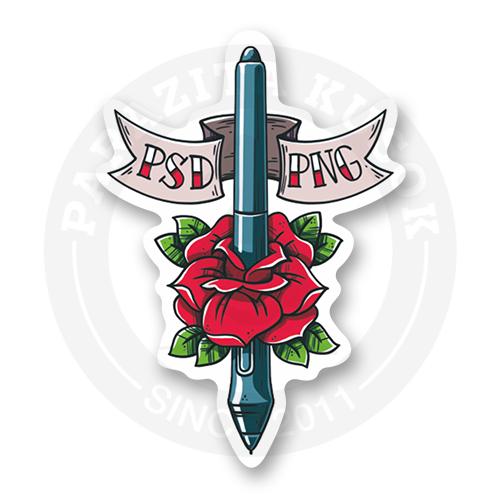 Стикер "psd - png"