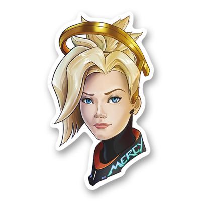 Стикер "mercy" & "overwatch"