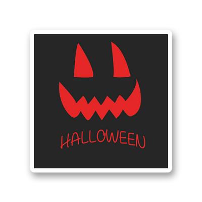Стикер "Pumpkin face for Happy Halloween."