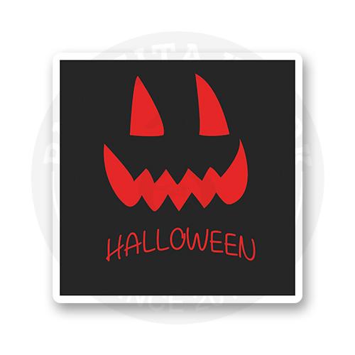 Стикер "Pumpkin face for Happy Halloween."