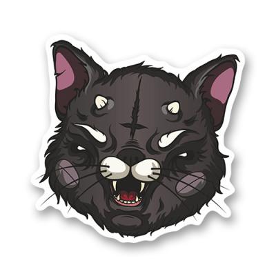 Стикер "Черный кот"
