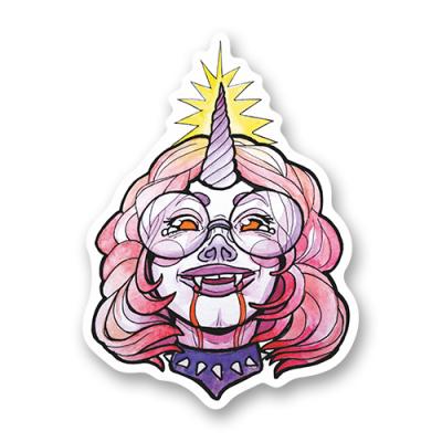 Стикер "Magic unicorn girl"