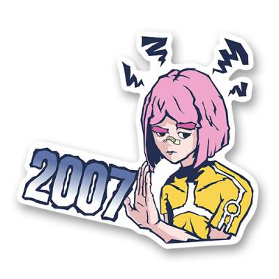 Стикер "2007"