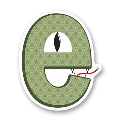 Стикер "e"