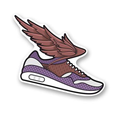Стикер "Run faster (purple)"