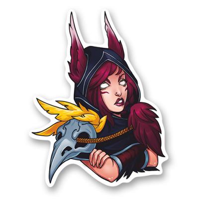 Стикер "Xayah" / "LEAGUE OF LEGENDS"
