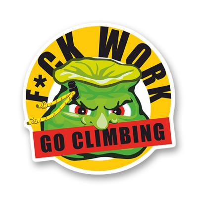 Стикер "Go climbing"