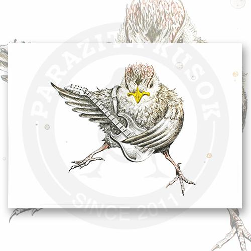 Открытка "Rock Bird"