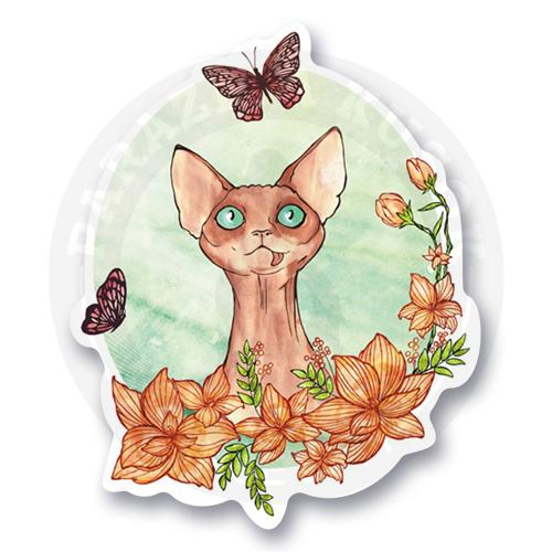 Стикер "Игривый кот"