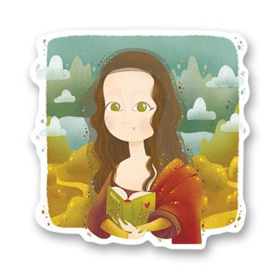 Стикер "Мона Лиза"