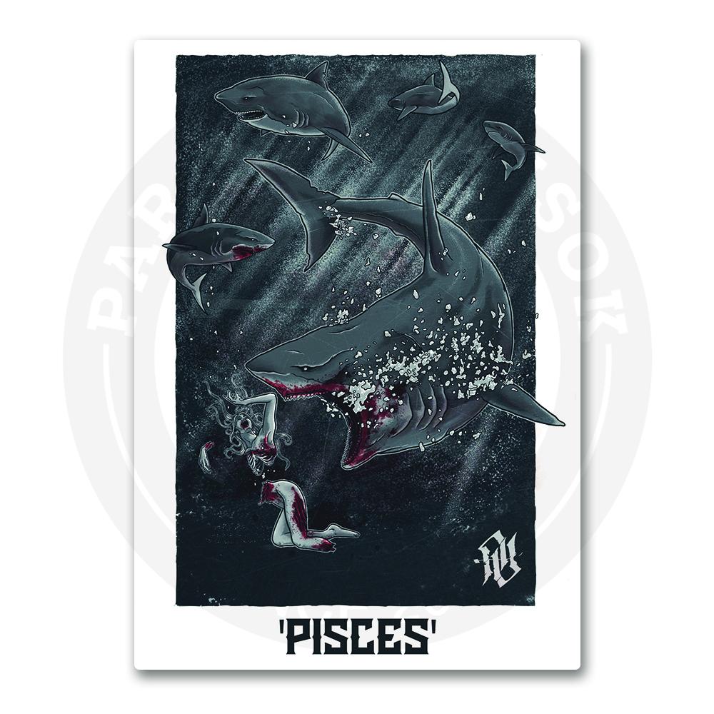 Купить стикер Стикер "РЫБЫ" - 18+