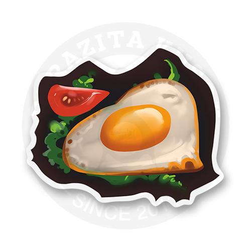 Стикер "Вкусная яичница"