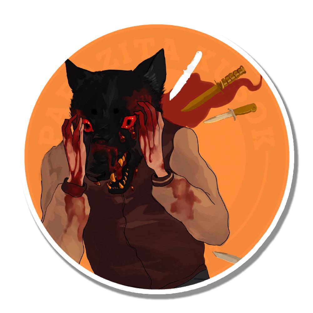 Стикер "Dennis" / "Hotline Miami"