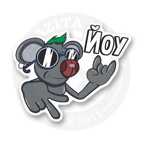 Стикер "Йоу крыс)"