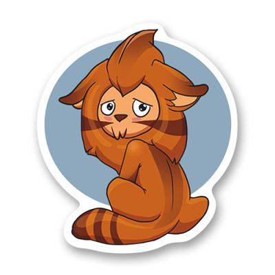 Тануки в печальке