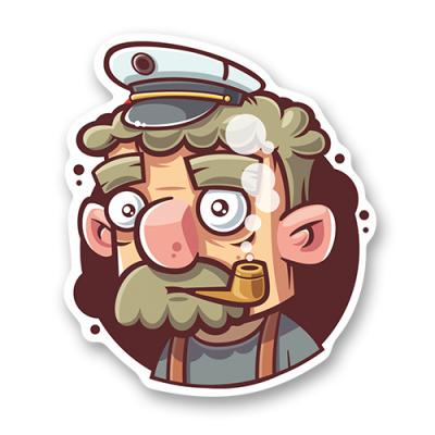 Стикер "Captain"