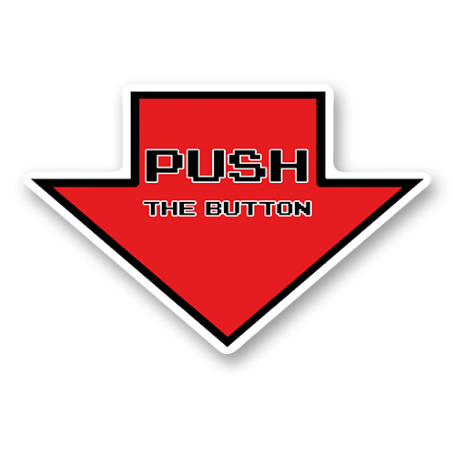 Стикер &laquo;Жми на кнопку&raquo;