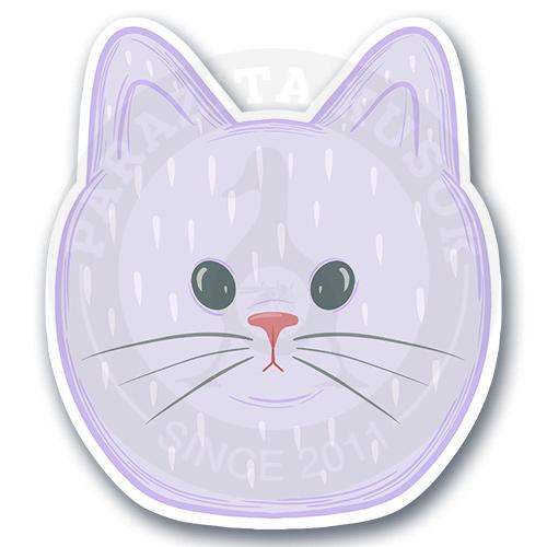 Стикер &laquo;Розовый котик&raquo;