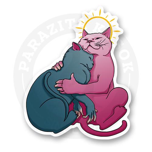 Стикер &laquo;Котики&raquo;