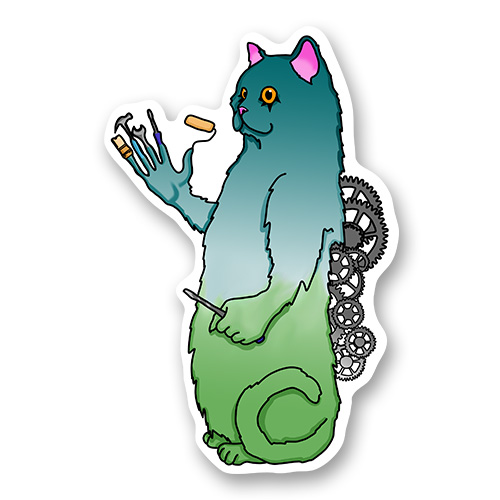 кот робот
