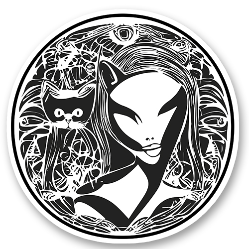 Инопланетянка и кот