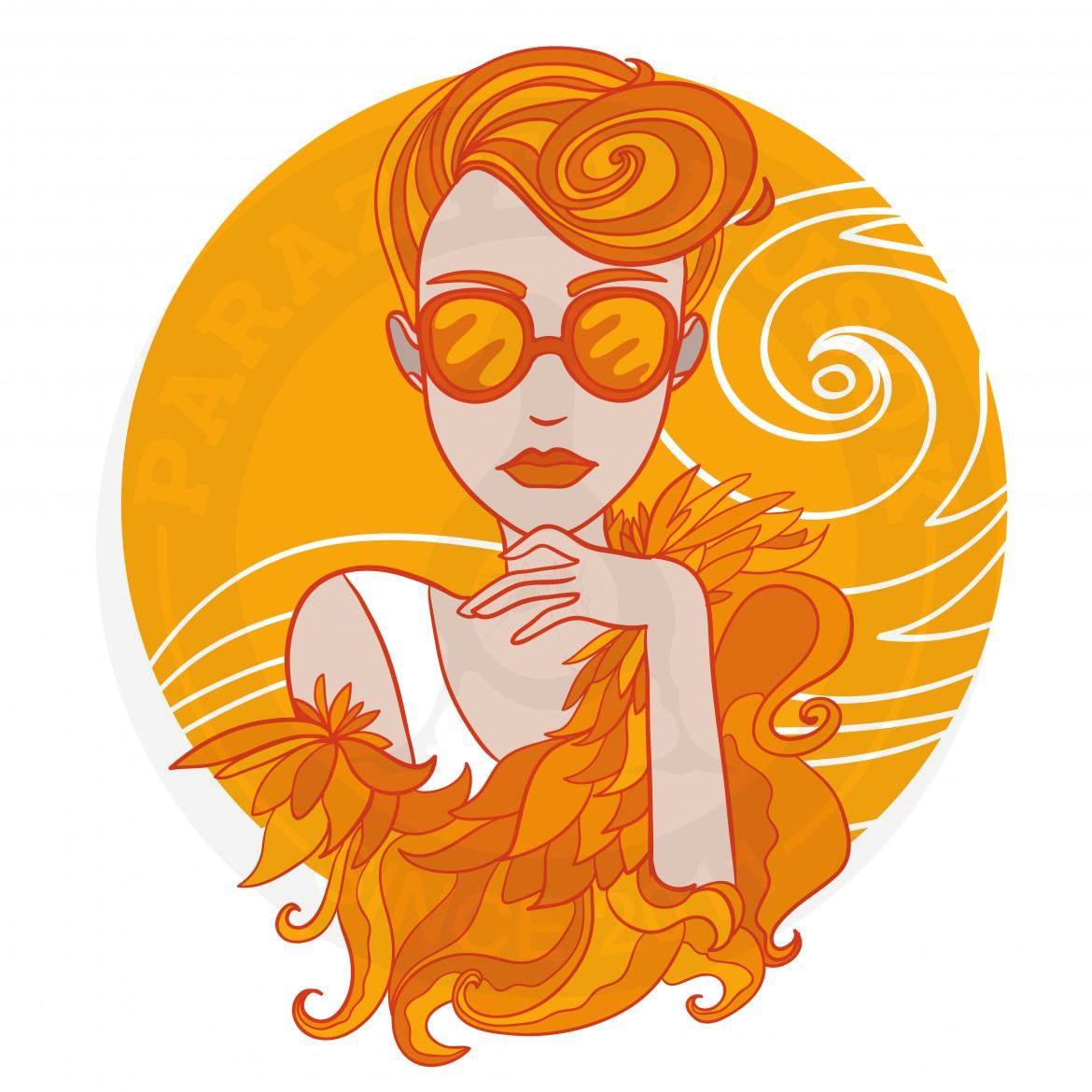 orange girl