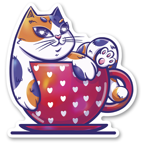 Кот в кружке