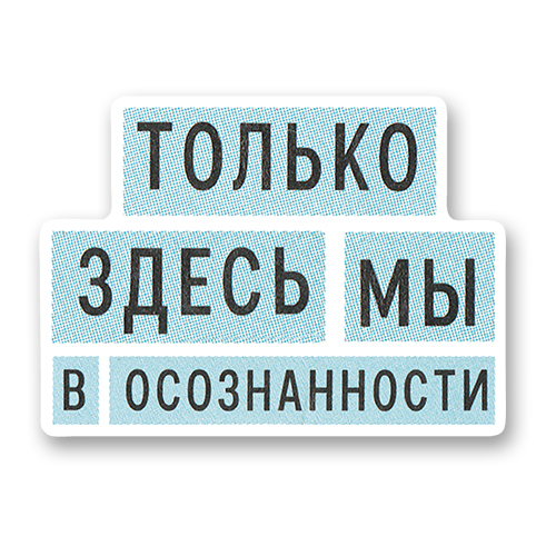 Только здесь мы в осознанности