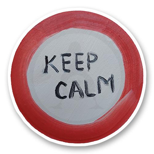 Стикер &laquo;keep calm&raquo;