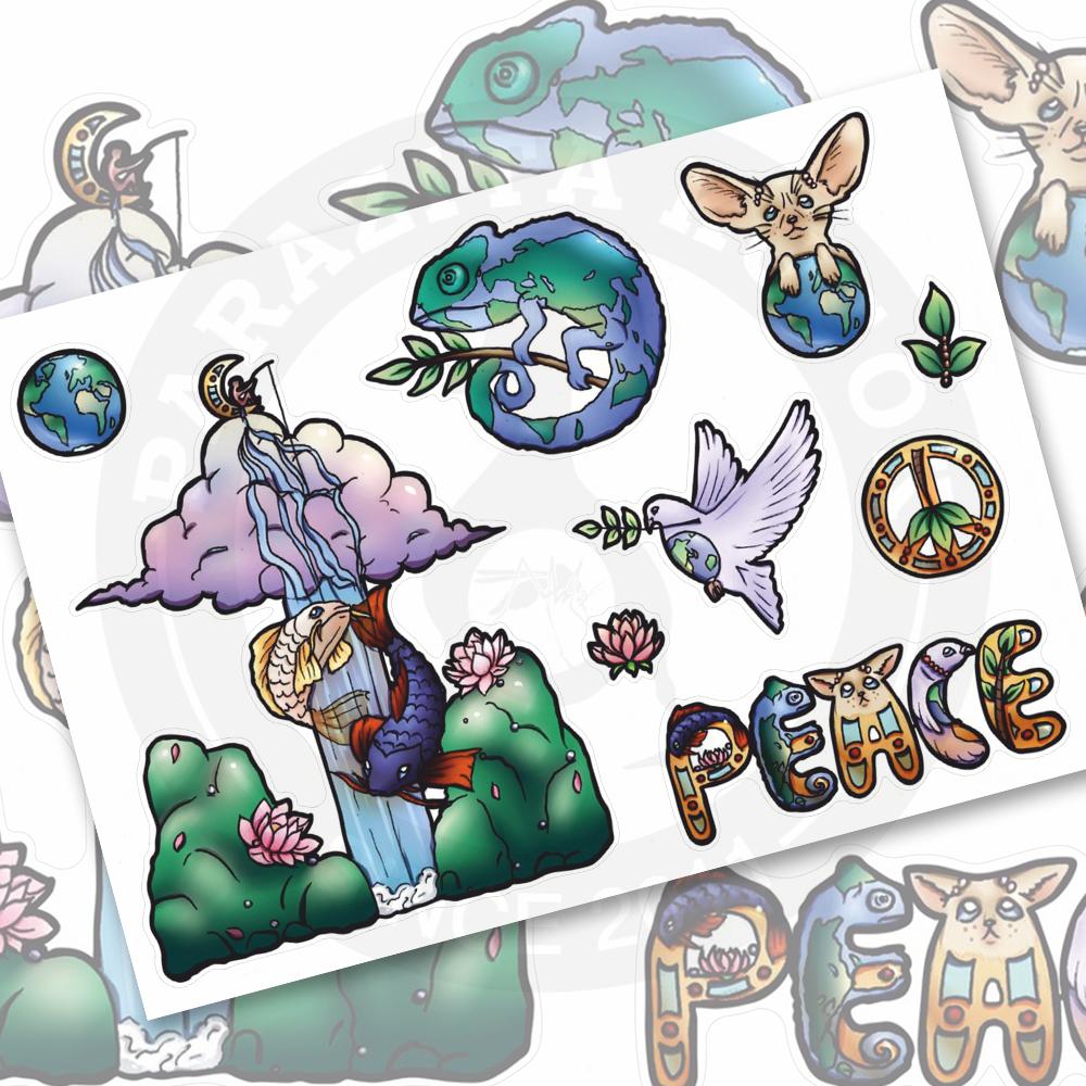 Стикерпейдж "Peace"