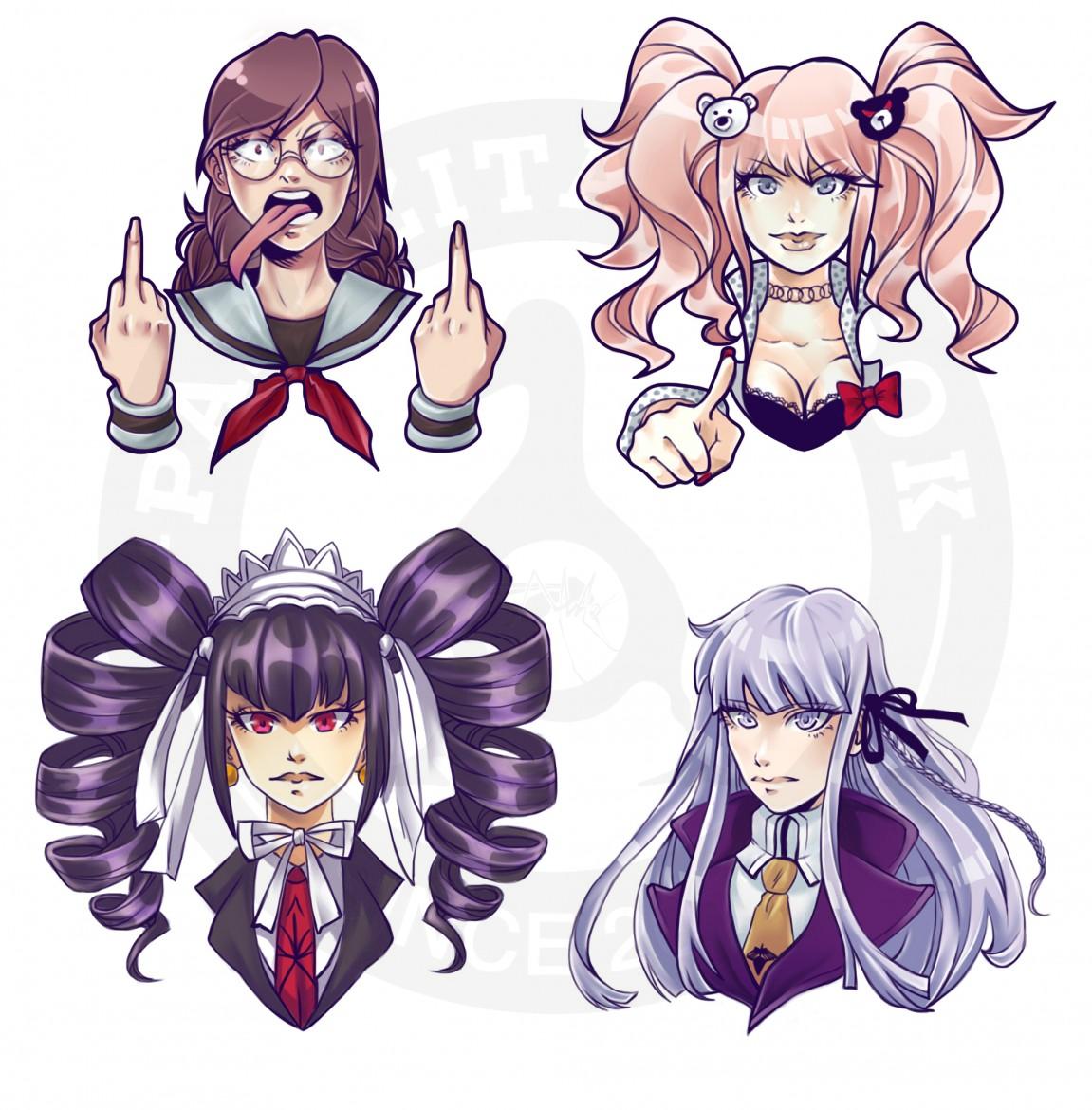 Наклейки Danganronpa