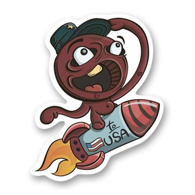 Стикер "Мясной тип"
