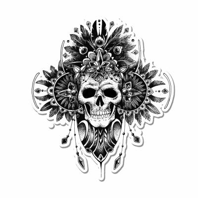 Стикер Skull Beauty