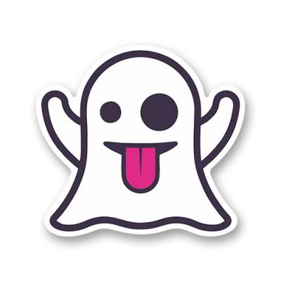 Стикер "Смайлик-привидение"