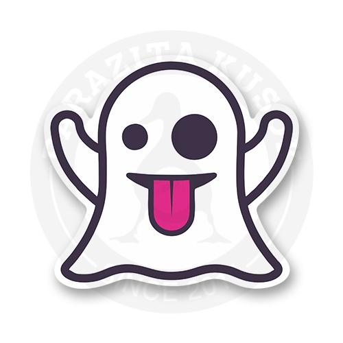 Стикер "Смайлик-привидение"