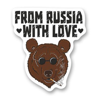 Стикер "From Russia with love"