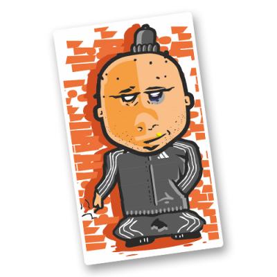 Стикер "Гоп стоп"