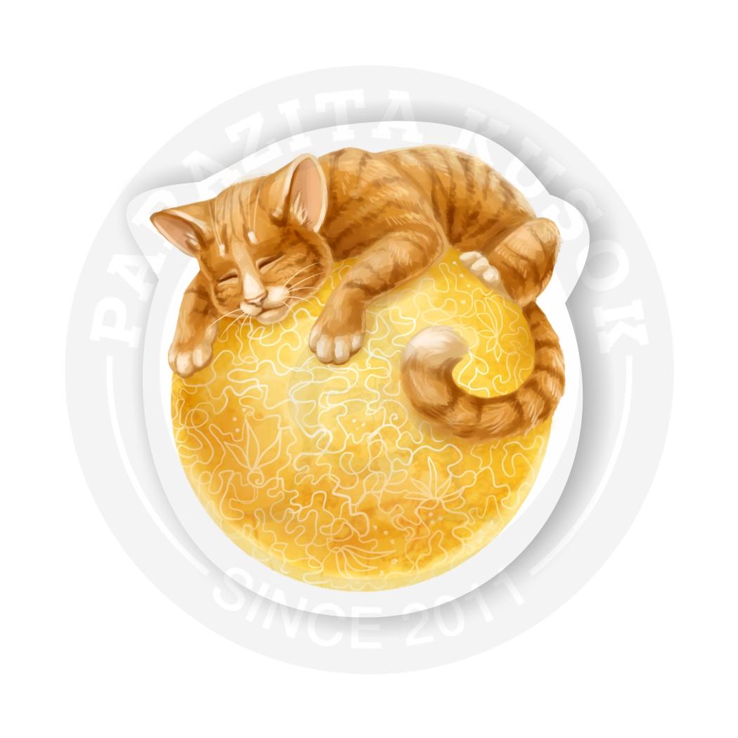 Рисунок кошка на солнце