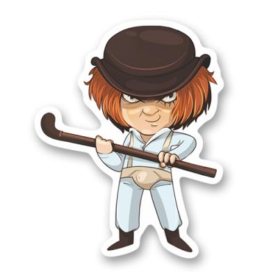 Стикер "Заводной Апельсин" / "A Clockwork Orange"