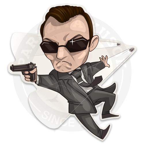 Наклейка Агент Смит, Матрица/Agent Smith, The Matrix