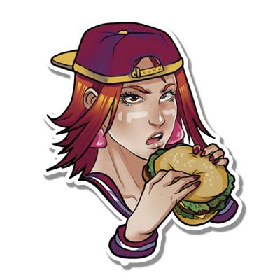Наклейка Lina - Tumblrgirl / DOTA2