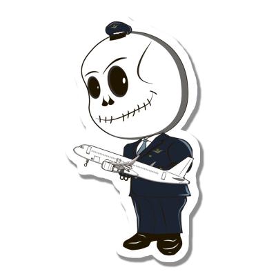 Пилот держит самолет