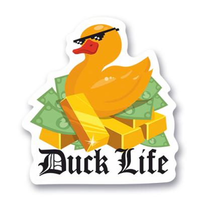 Стикер "Успешна утка - Duck Life"