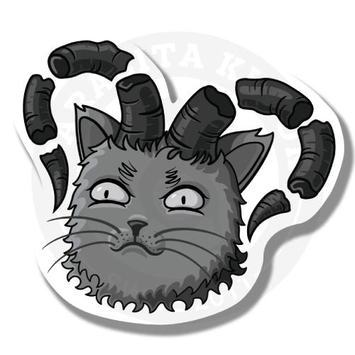 Стикер Кот Бафомет