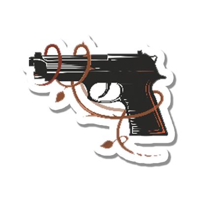 Пистолет с узором