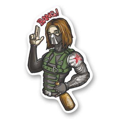 Стикер "Зимний солдат"