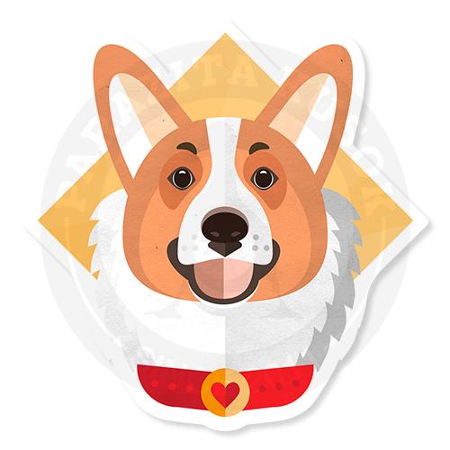 Стикер Корги