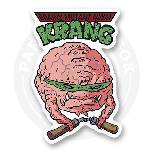 Стикер "Brainy Mutant Ninja Krang" / "TMNT"